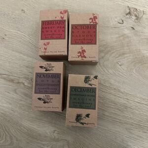 4 Merit French Milled Aromatherapy Soap Bars Assorted Varieties Made In USA